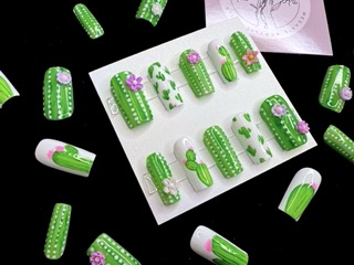 "CactiQueen" - Megan’s Acrylic Nails