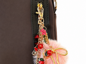 Crimson Coquette Keychain