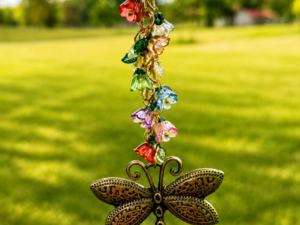 Wildflower Dragonfly Keychain
