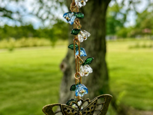 Bluebell Butterfly Keychain